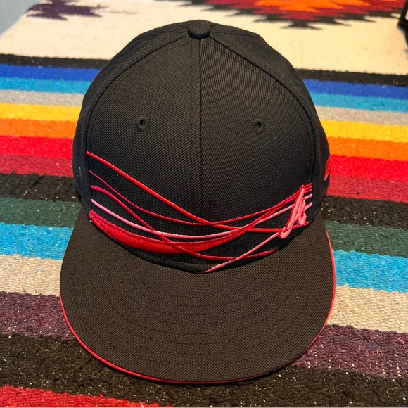 New Era 59FIFTY Atlanta Braves fitted hat size 7 5/8 100% wool - Picture 2 of 15